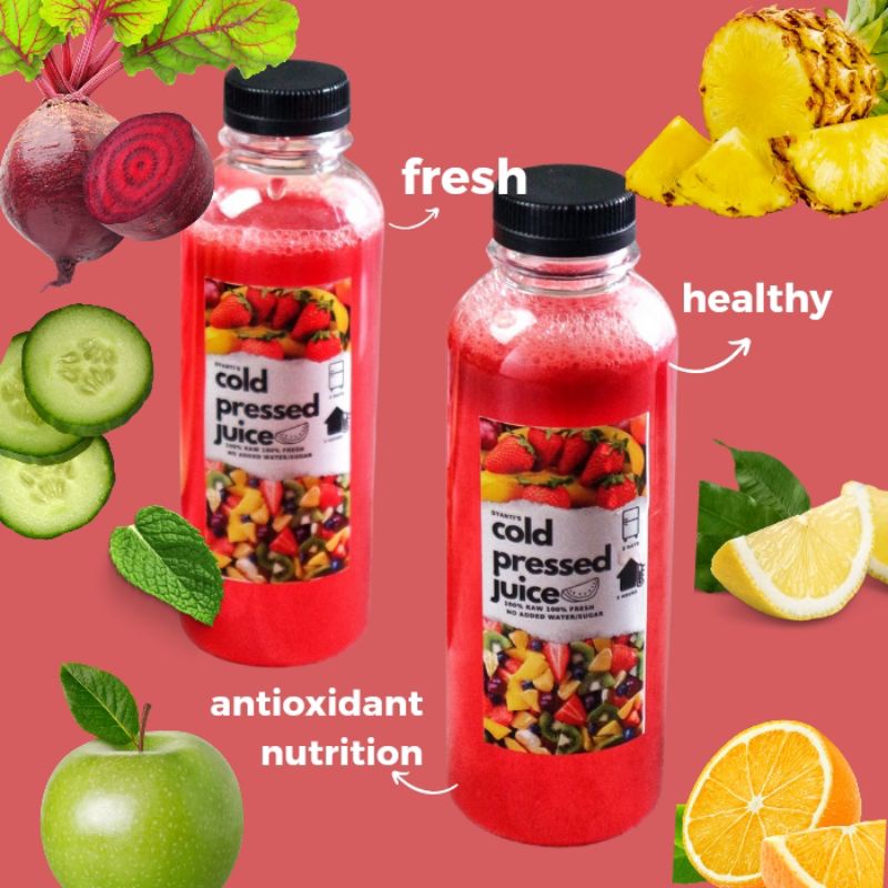 Jual PAKET DETOX 4 FREE 1 Cold Pressed Juice Healthy Juice Juice