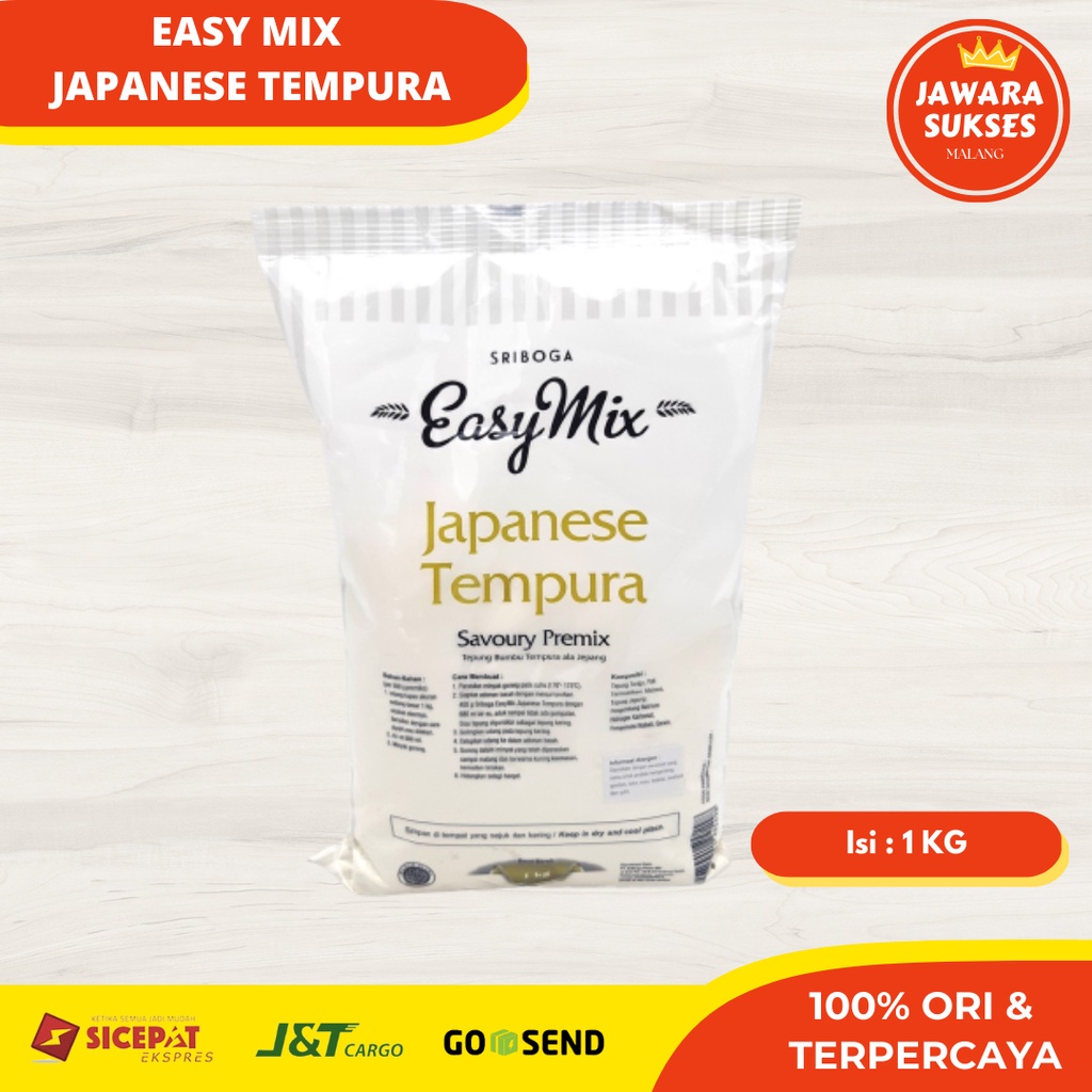 

[1 kg] Easy Mix Japanese Mix | Tepung bumbu Sriboga Easymix Japan Tempura 1 kg