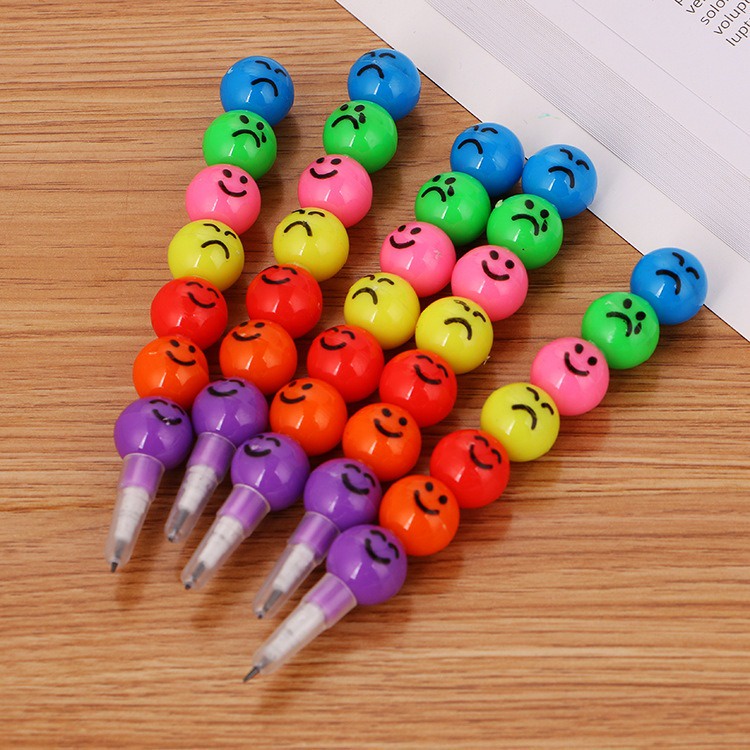 5pcs Set Pensil Crayon 7 Warna Lolipop Tidak Perlu Rautan GM-ST0205