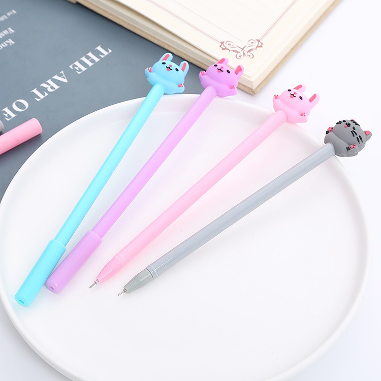 4pcs Pena Pen Pulpen Gel Set Tinta Cair Kucing OSM-ST0166