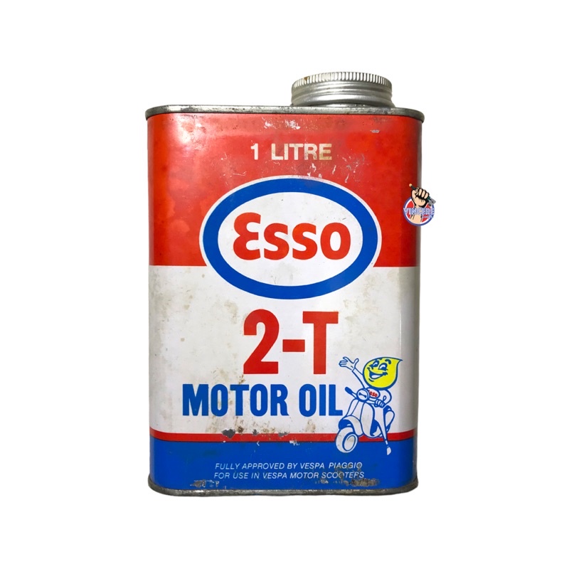 Oli Esso 2T Oil Vintage Lawas Vespa