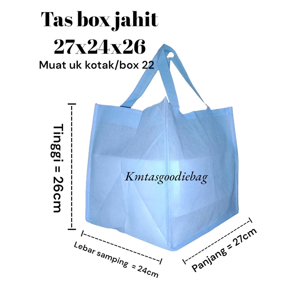 

Tas Box Jahit 27x24x26 isi (12 pcs) Tebal
