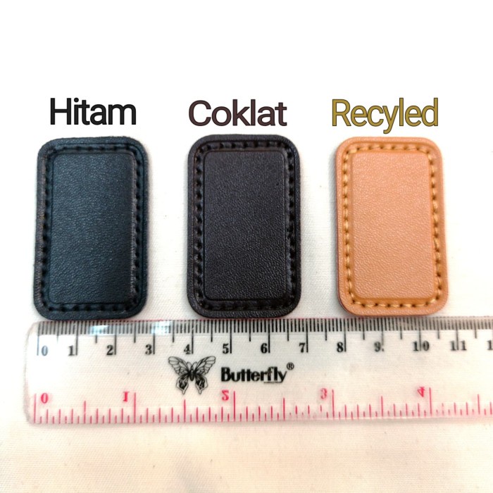 Emb Tumi Patch Kulit Untuk Inisial Nama. (Bukan Tas)