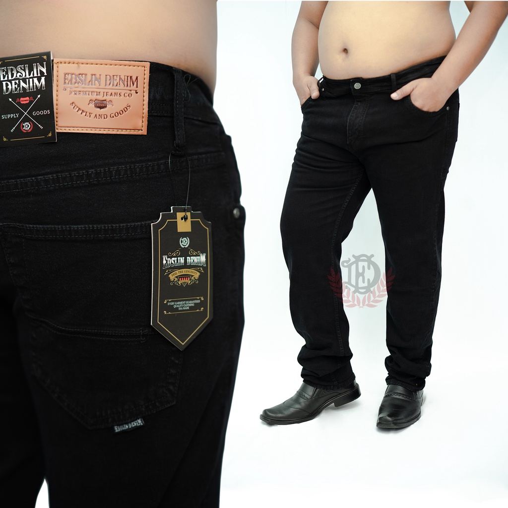 Celana Jeans Stret Slimfit Panjang Pria Celana Jeans Nomer Besar dan jumbo Size:36-46