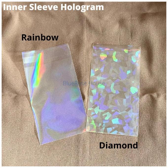 

HOT PROMO [READY] Inner Sleeve Photocard Seal/ Game Card Hologram 57x87mm