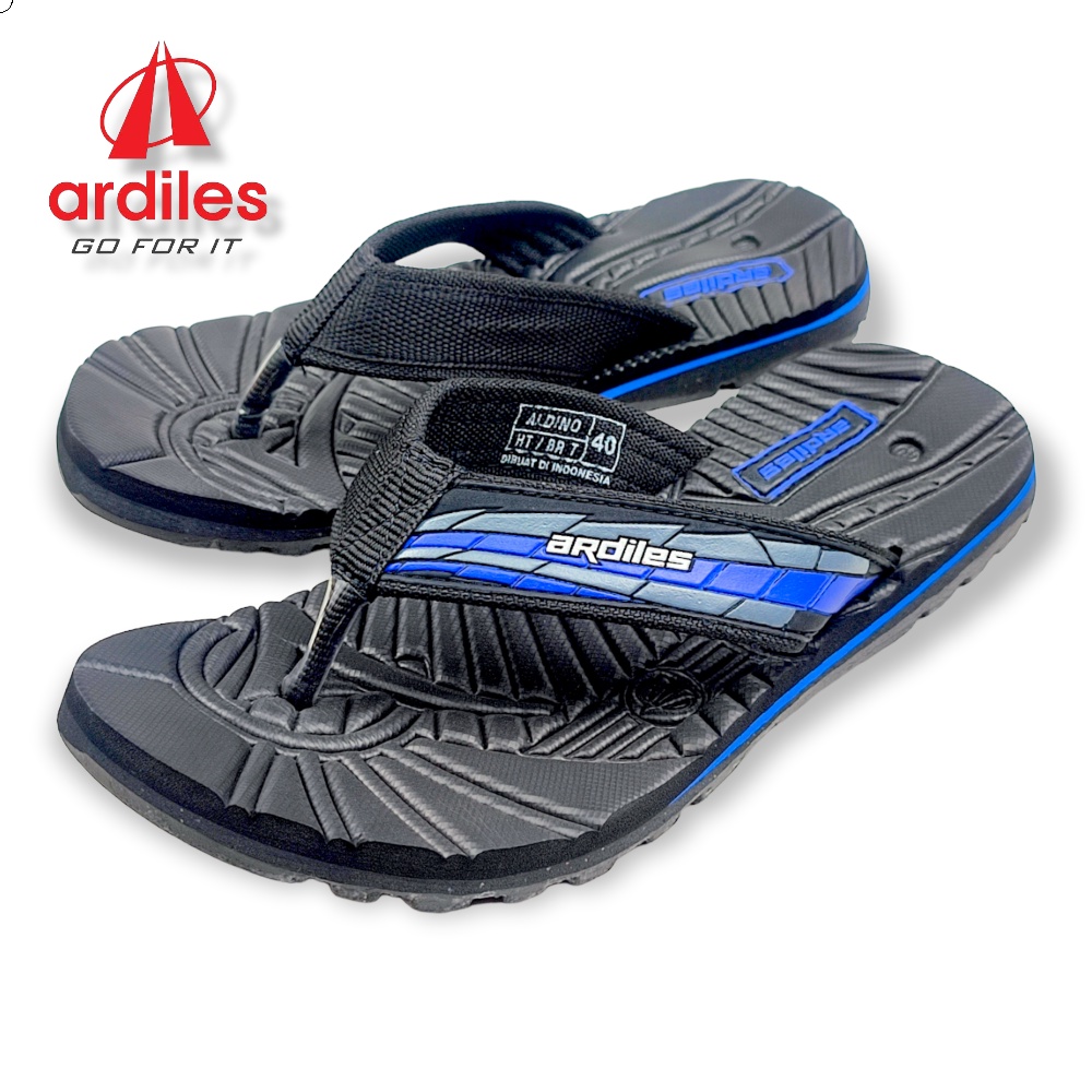 ARDILES Aldino Sandal Jepit Pria Dewasa Merah Sendal Cowok Kekinian Keren