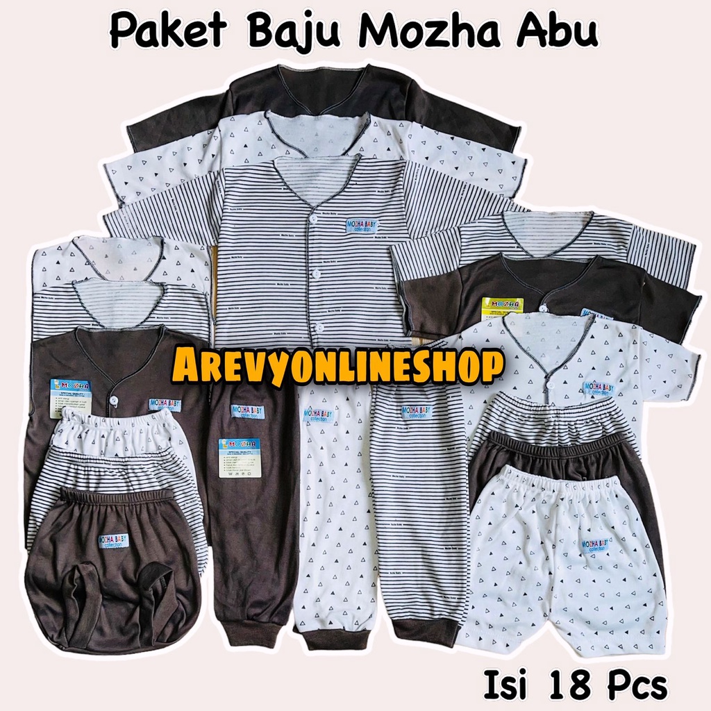 Paket Baju Bayi Newborn Isi 18  Perlengkapan Baju Bayi Setelan Baju Anak Newborn Baby Gift Set Paket Lahiran Kado Hadiah Baru Lahir Paket Lahiran Setelan Baju Bayi Celana Bayi Baru Lahir Baju Panjang Celana Panjang Baju Pendek Celana Pendek Baju Kutung