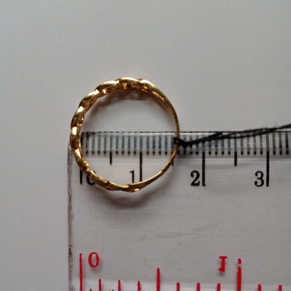 Cincin emas 17K - 1.1 gr kadar 750 - CMS100000067