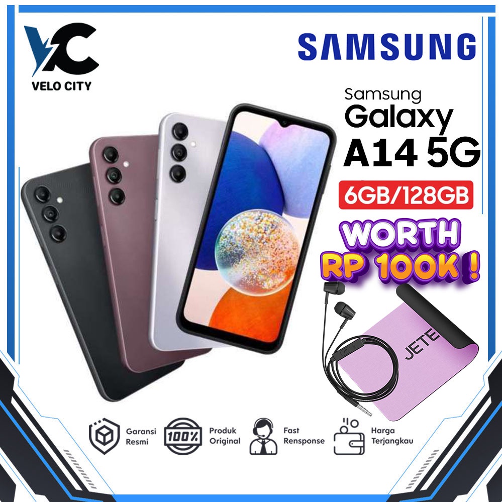 Samsung Galaxy A14 5G 6/128GB Garansi Resmi SEIN 1 Tahun