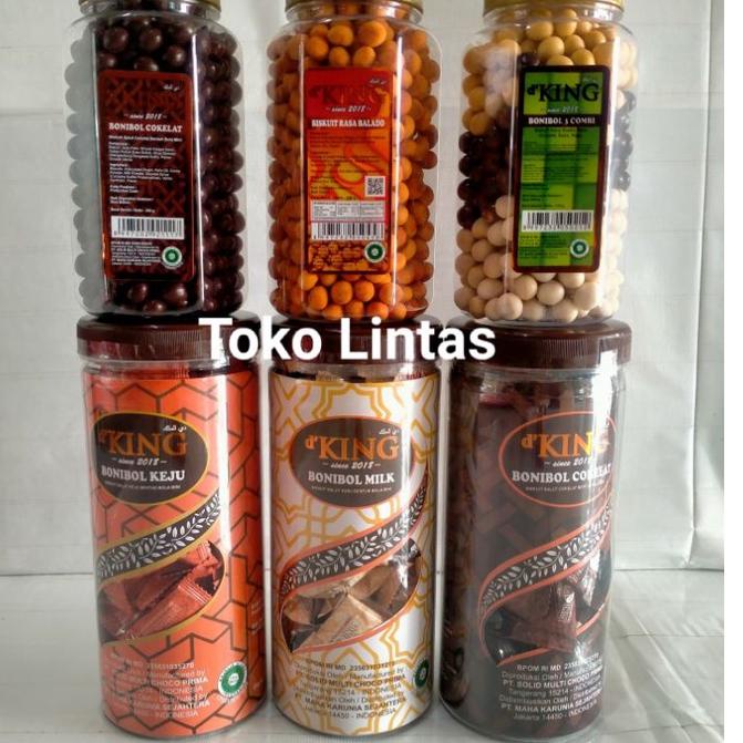 

codeTt0T4 Bonibol Biskuit Salut Cokelat per Toples D'King / Cokelat 3 Combi Bola Mini