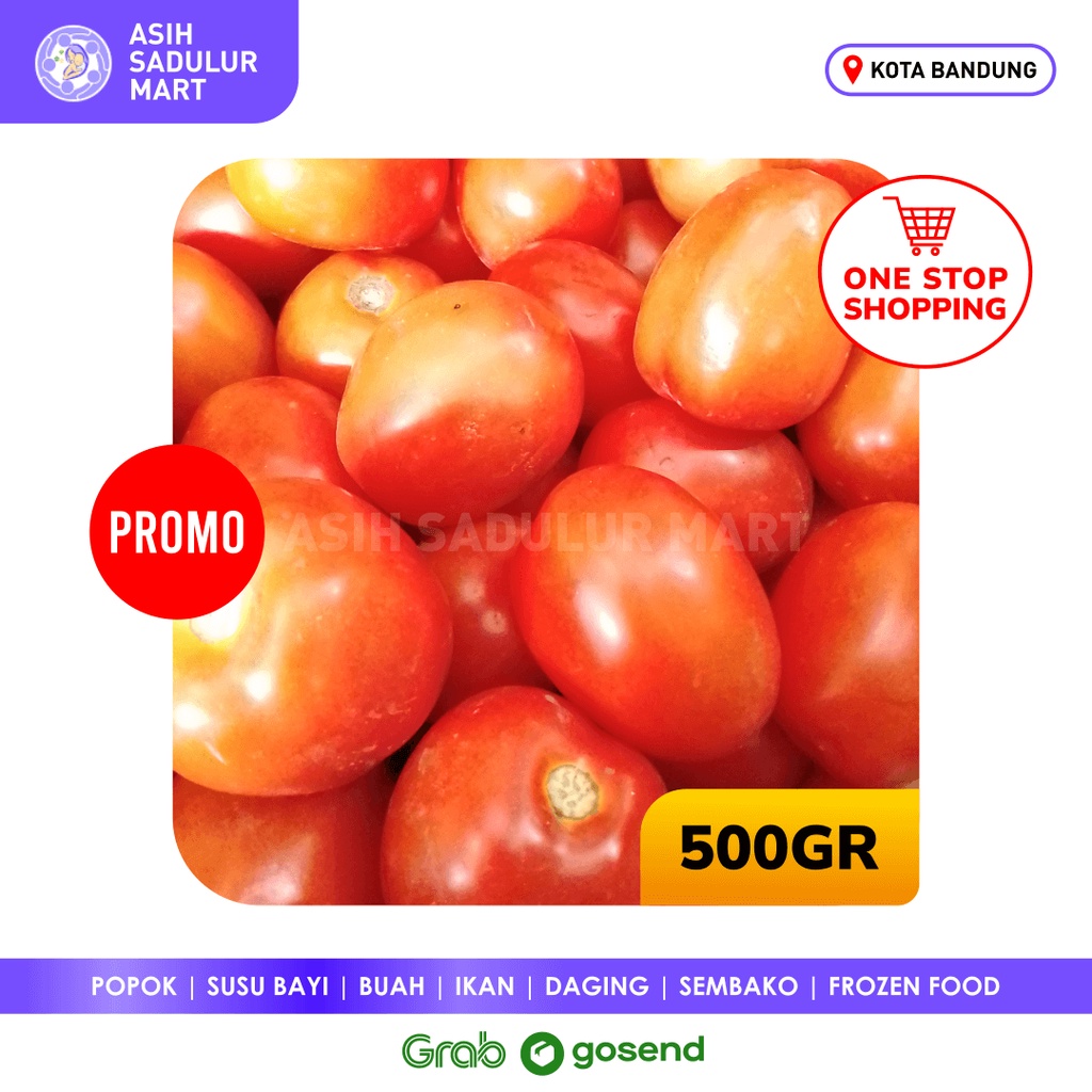 Tomat Merah 500g Promo Bandung | Asih Sadulur Mart