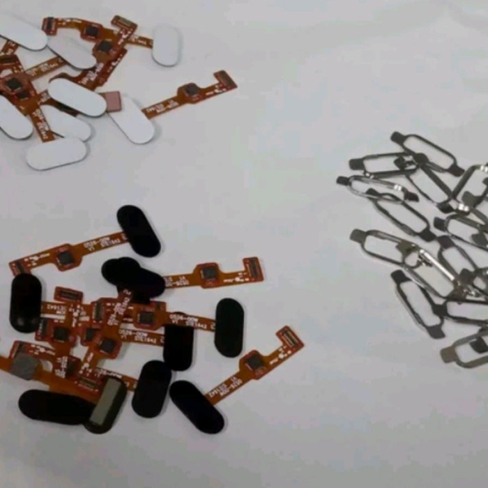 Fingerprint flexibel home tombol home NO RING oppo F3 - Putih