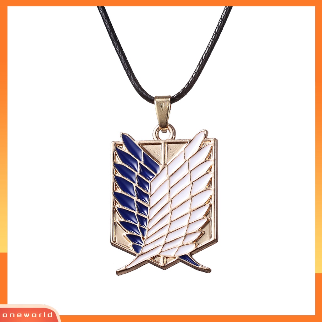 {oneworld} Kalung Lucu Kreatif Attack On Titan Cosplay Anime Kalung Untuk Wanita