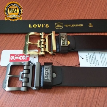 Ikat Pinggang Pria /Sabuk Kulit Levis 501 Import