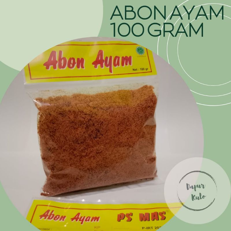 

Abon Ayam PS MAS asli khas Solo Rasa Manis dan Pedas (100gram)