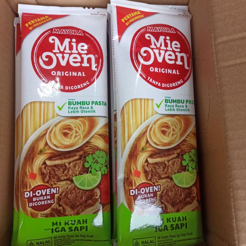 

Mie Oven Mayora Mi Kuah Iga Sapi