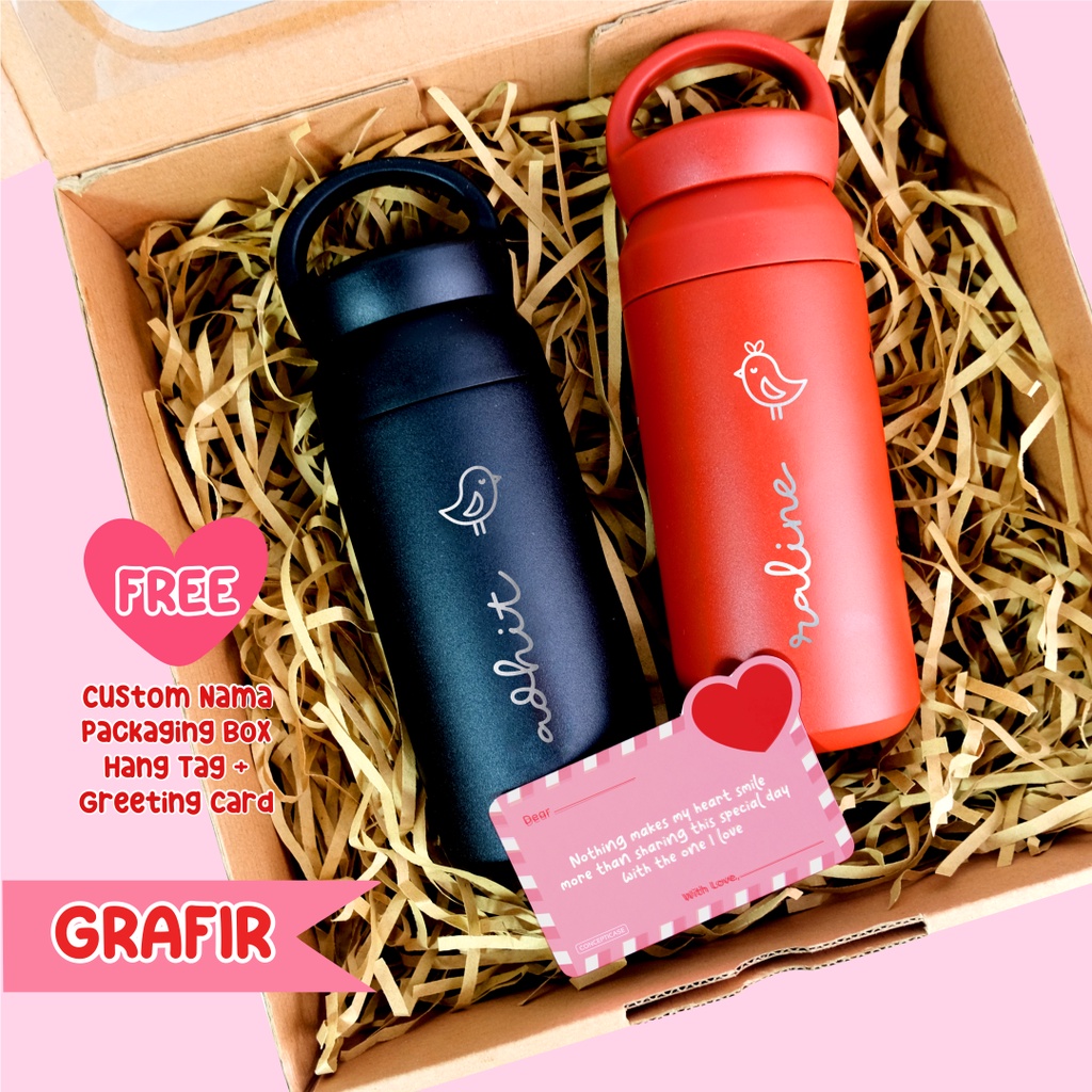 KADO VALENTINE / HAMPERS VALENTINE / GIFT BOX COUPLE / TERMOS TUMBLER HOOK