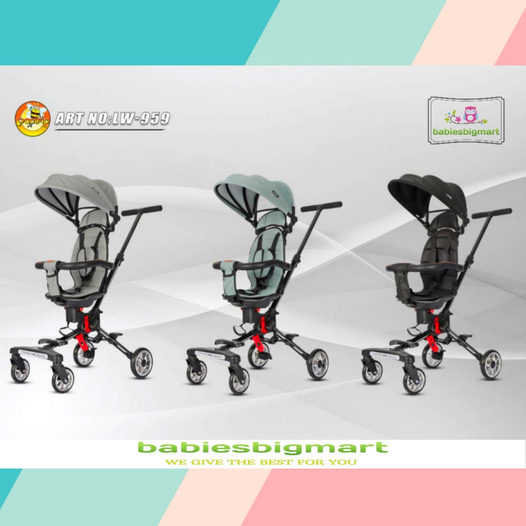 Magic Stroller Pacific LW 959 Kereta Dorong Stroler Praktis Murah