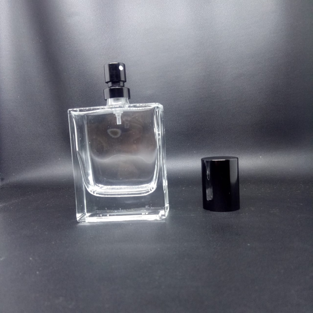 Botol Parfum V32651 pump hitam cap 28 mm cartonan @162