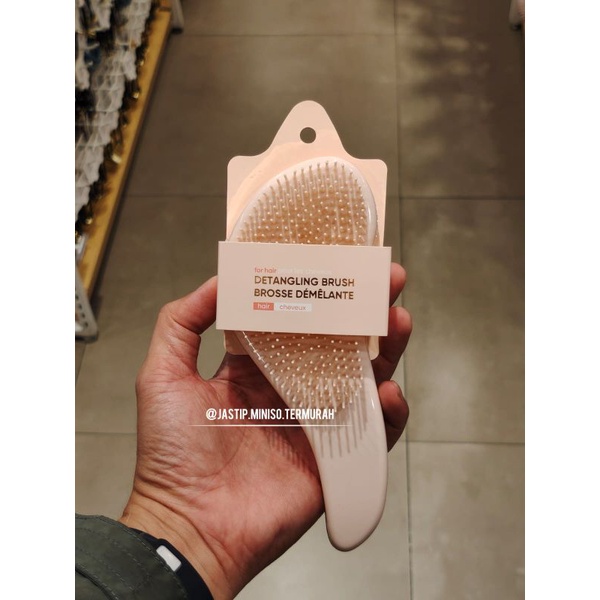 MINISO 🆕 Detangling Brush Sparkling Star Series