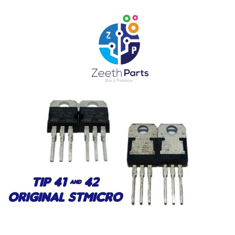 TIP41 TIP42 TIP 41 TIP 42 ST BAGUS ATAU ORI harga 1set