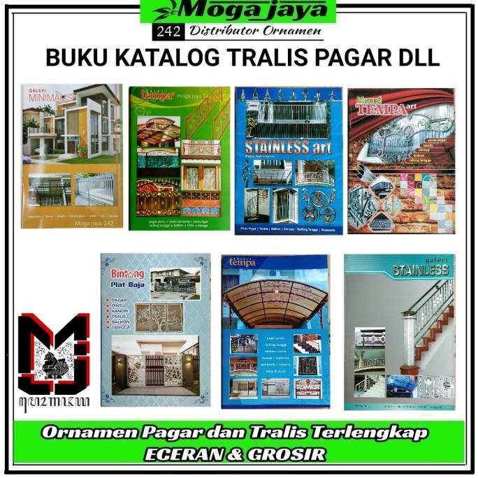 buku katalog tralis canopy pagar balkon tangga besi stainless cutting MURAH
