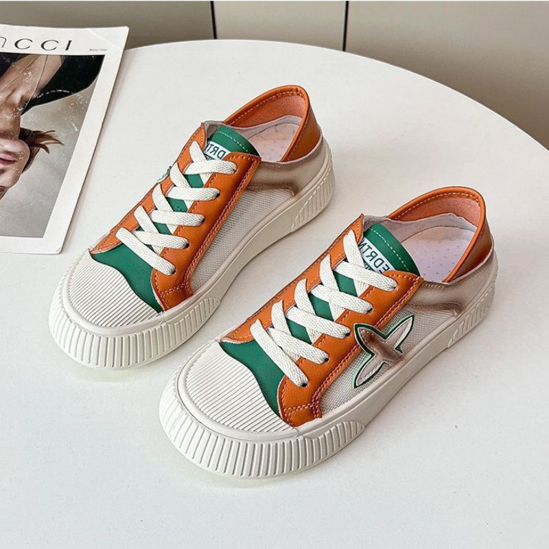 [BISA COD] 10800 Sepatu Wanita Import STR Sneaker