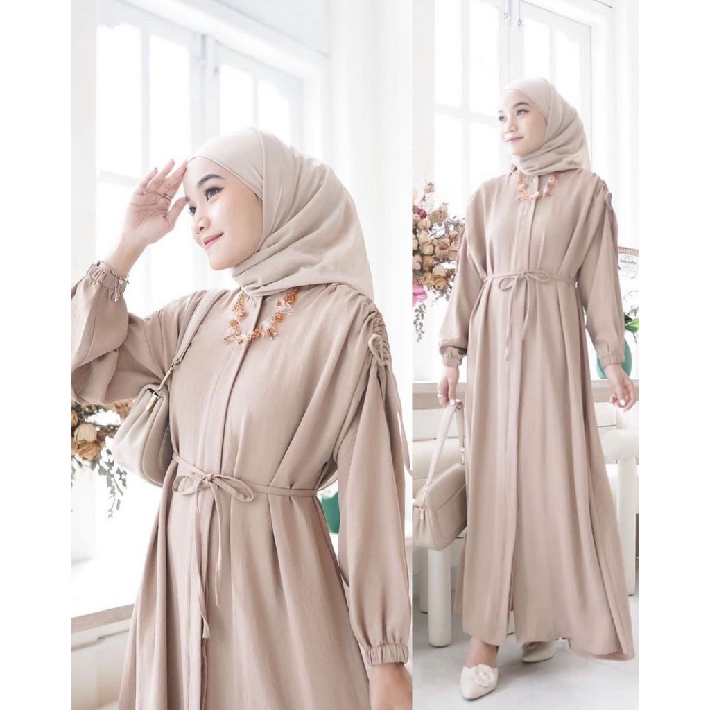 LARISA DRESS Bahan Crinkle Airflow Fit XL