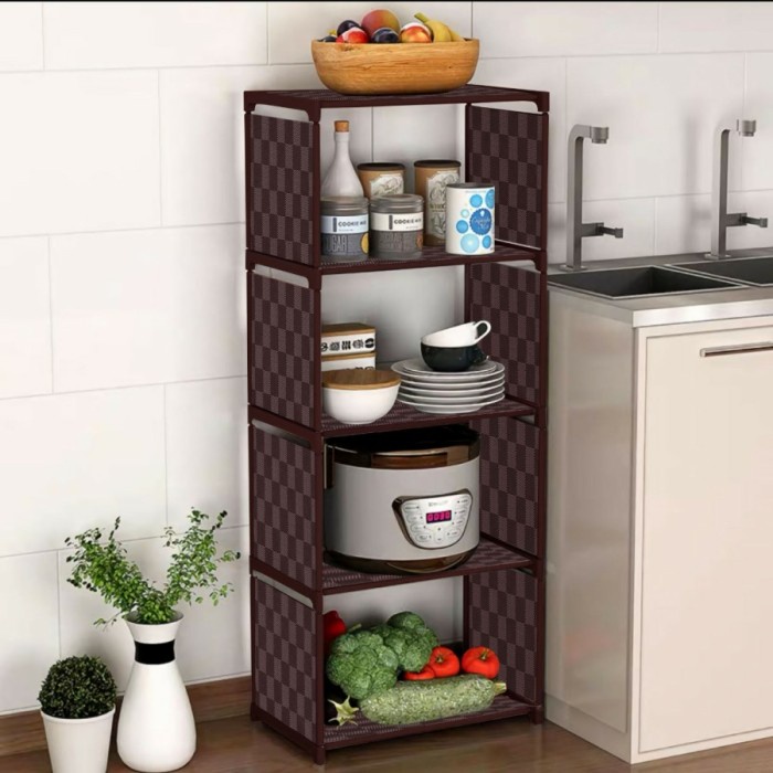 Rak Lemari Rak Serbaguna Multifungsi 5 Susun