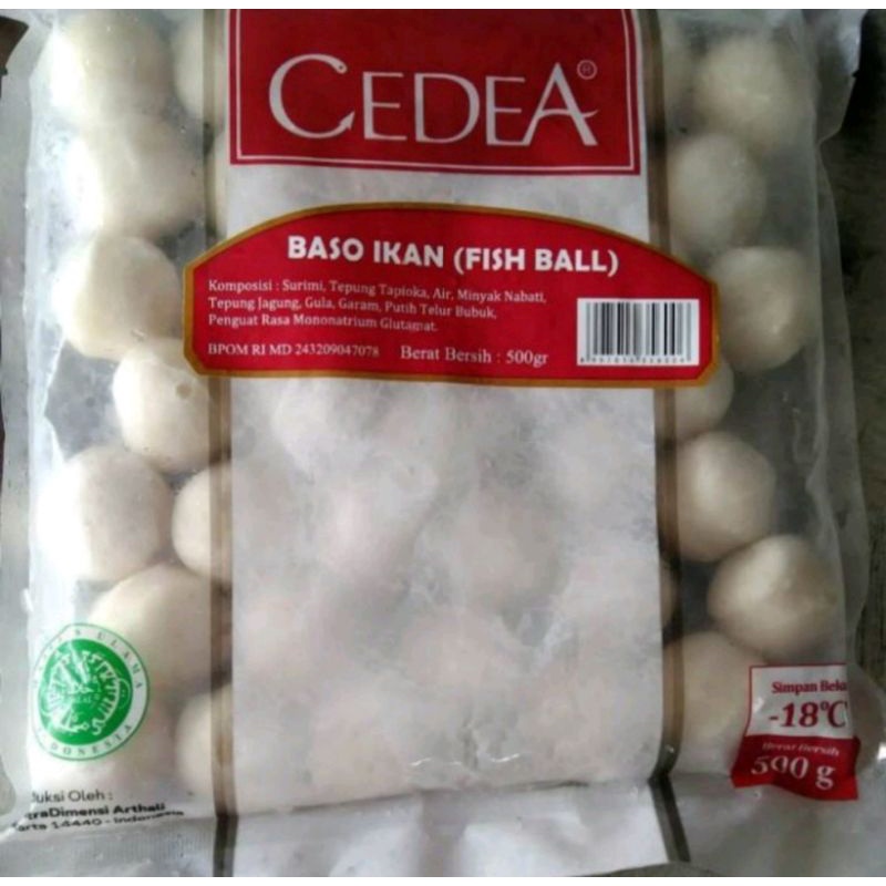 

Cedea Baso Ikan Sedang 500g