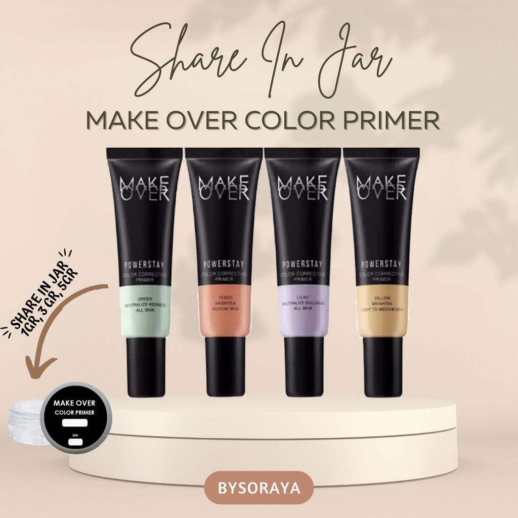 [SHARE IN JAR] Make Over Powerstay Color Correcting Primer