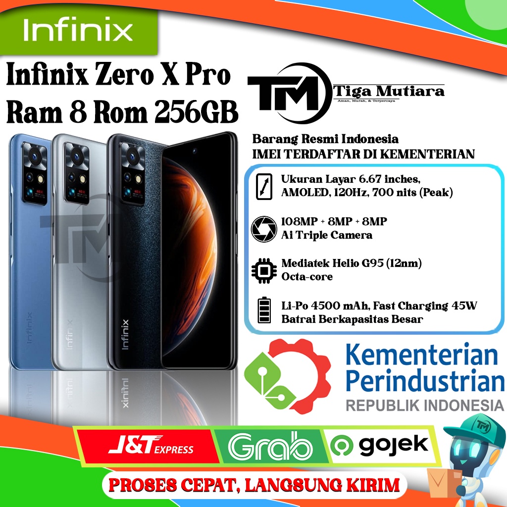 Infinix Zero X Pro Ram 8 Rom 256Gb