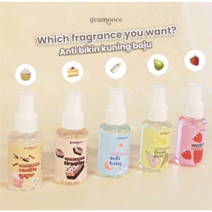 GEAMOORE CLOTHES PERFUME PARFUM 70 ML