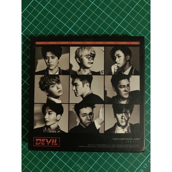 album only super junior special album Devil ver / leeteuk / heechul / yesung / kangin / sungmin / sh