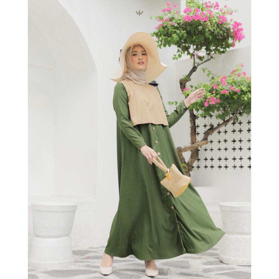 Wimi.id Hanum Dress | Baju Ibu Hamil dan Ibu Menyusui