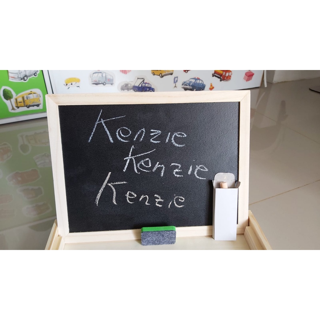 Puzzle Magnet Mainan Anak Puzzle Mainan Kayu Papan Tulis Edukatif