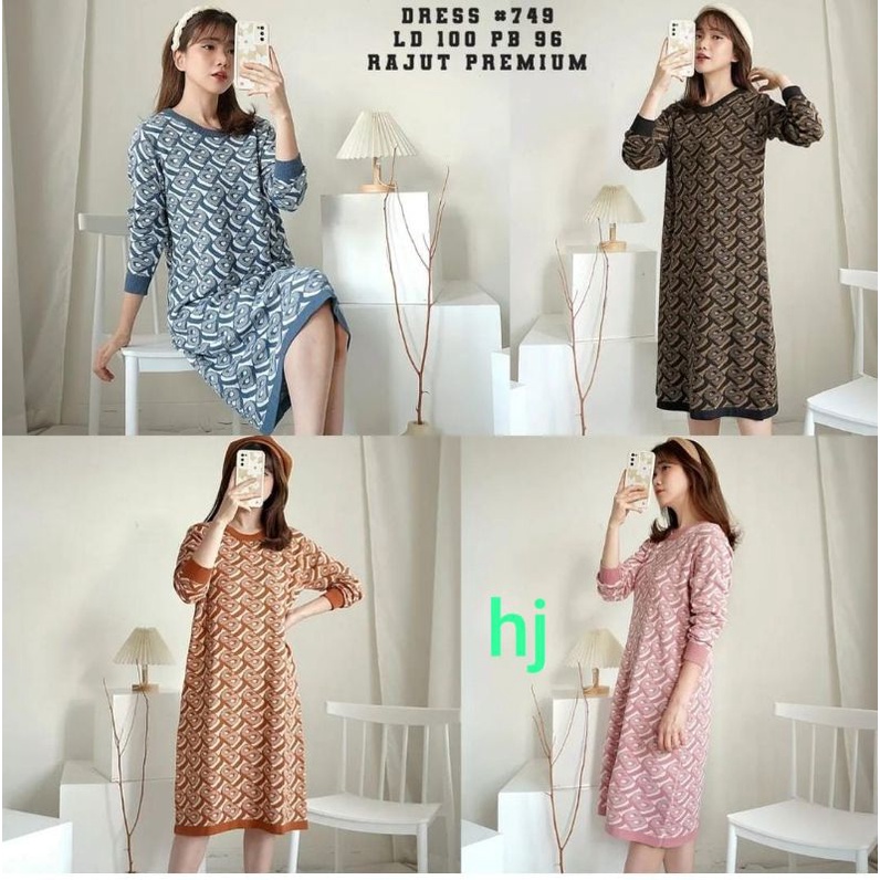 ready new collection tunik rajut bs kw tunik wanita tunik motif tunik rajut premium