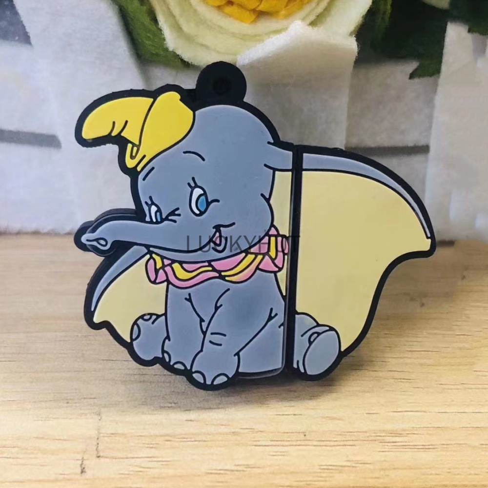 Flashdisk Gajah Kuping Besar 1TB 2TB Silikon Anti Air Duffel Kid USB Flash Drive 1GB 8GB 16GB 32GB 64GB 128GB USB 2.0