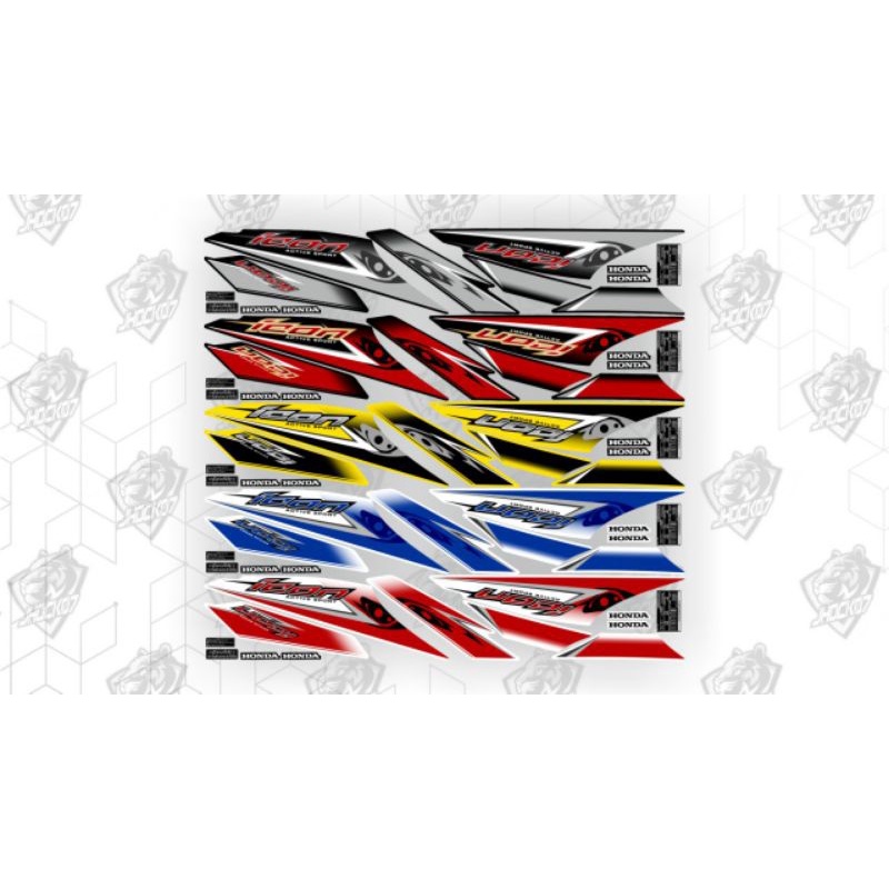 Striping beat karbu/icon mata