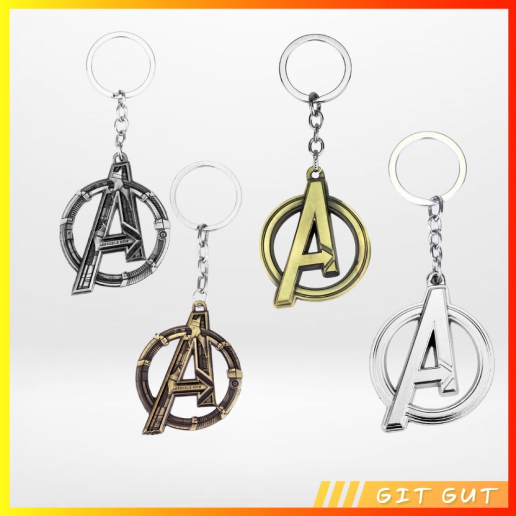 Keychain Gantungan Kunci Marvel Avengers Logo