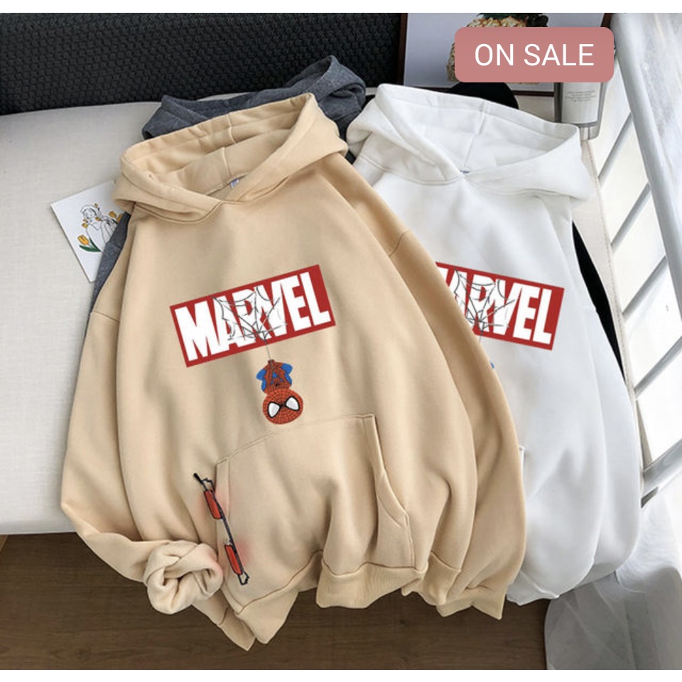 Jaket Hoodie Anak Viral MARVEL SPIDERMAN II Jumper Hoodie Anak  MARVEL SPIDERMAN II Sweater Hoodie Kids Sz M - XL ( Laki Laki &amp; Peremepuan )