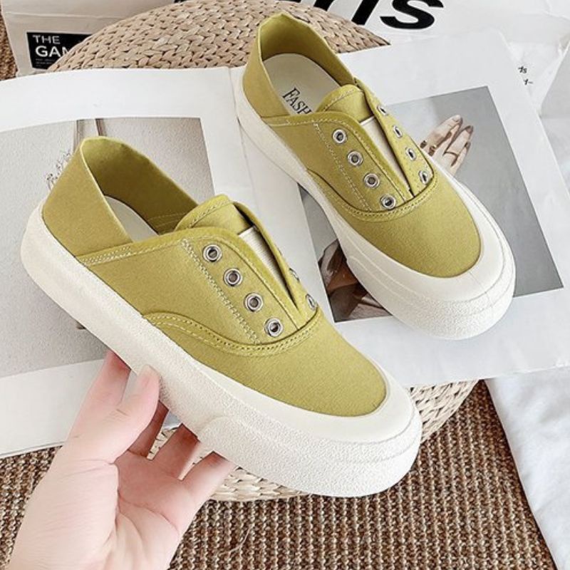 [✅BISA COD] 8092 Sepatu Wanita Import SCS Slip On VIRAL 2021 2022