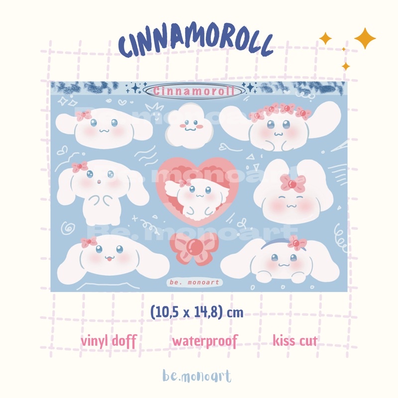 

sticker sheet cinnamoroll from sanrio characters [be.monoart]
