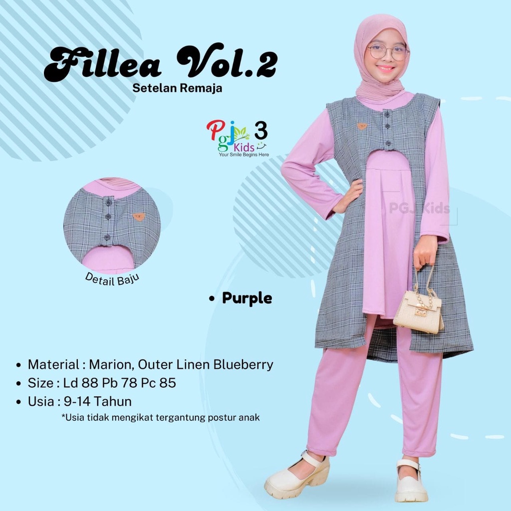 BAJU ANAK TANGGUNG PEREMPUAN SETELAN ANAK PEREMPUAN REMAJA TANGGUNG SET TUNIK ANAK