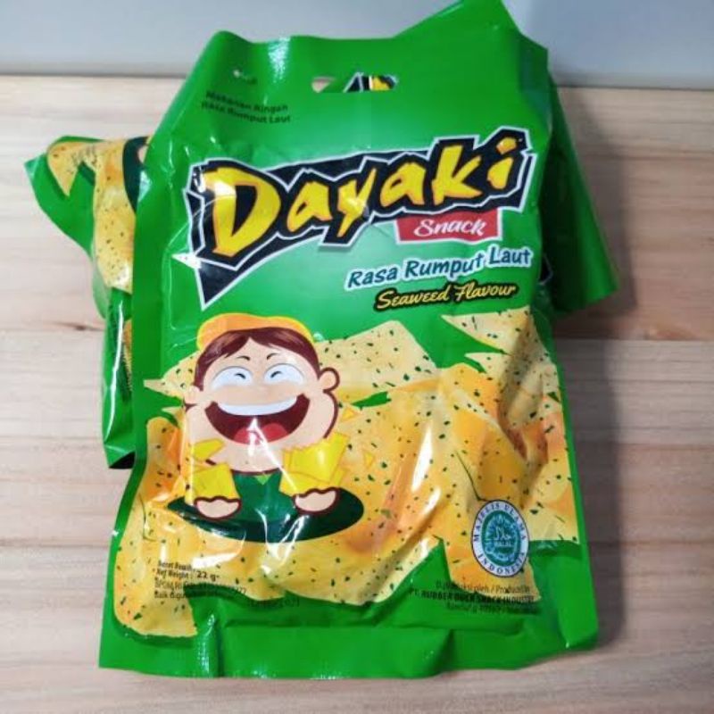 

snack gurih dayaki rumput laut eceran 1000