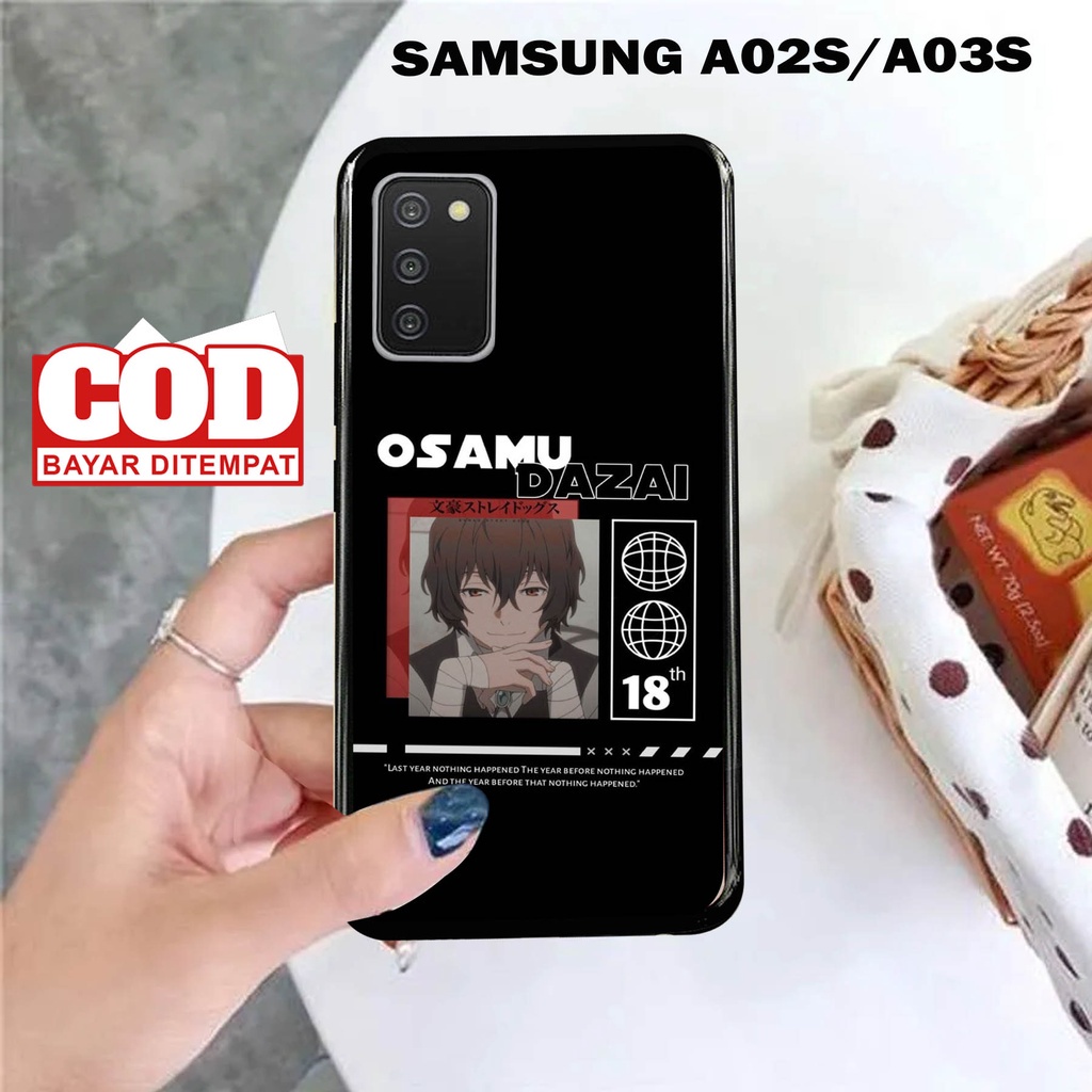 [COD]Promo Case Samsung A02s A03s Casing Hp Motif Art Aesthetic Anime Black Gambar Custom Desain Kek