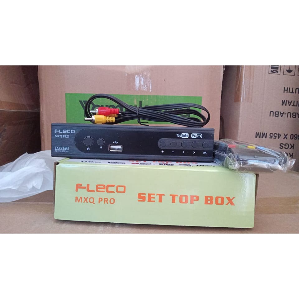 Fleco MXQ PRO Set Top Box TV Penerima Siaran Digital Receiver Full HD/ STB Wifi Bisa Youtube (Bisa dapet semua channel ) - Fleco Digital Set Top Box HD / STB Siaran DVB T2 Receiver | Set Top Box STB Fleco DVB T2 SNI Full HD | FMS