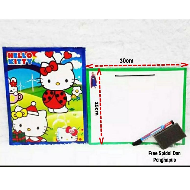 

96 papan tulis ukuran 25×30cm/papan tulis anak/white board/papan tulis gantung/papan tulis karakter/papan tulis gantung 9694