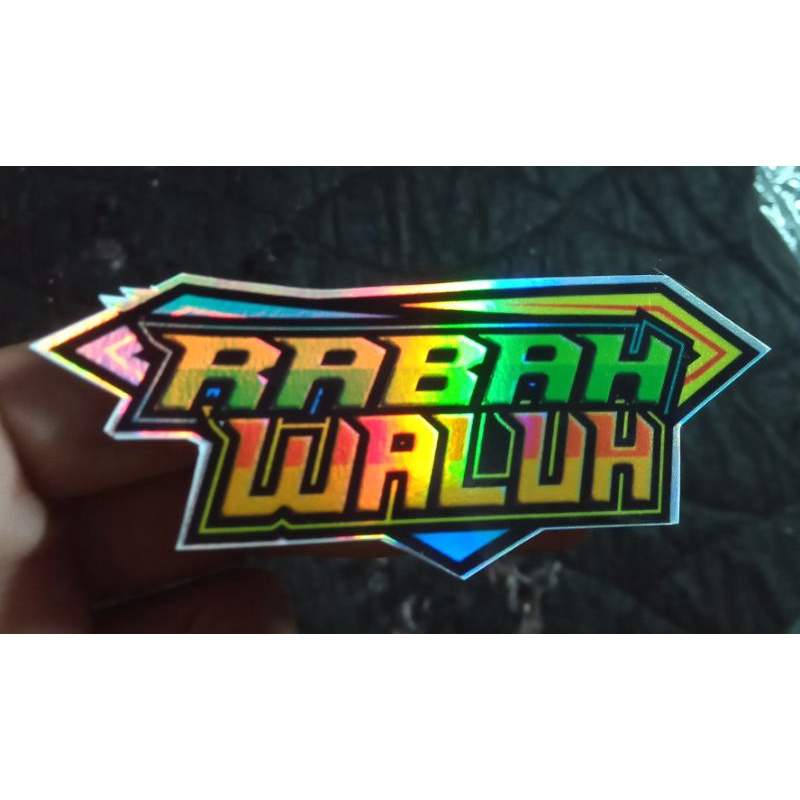 Stiker Hologram RABAH WALUH