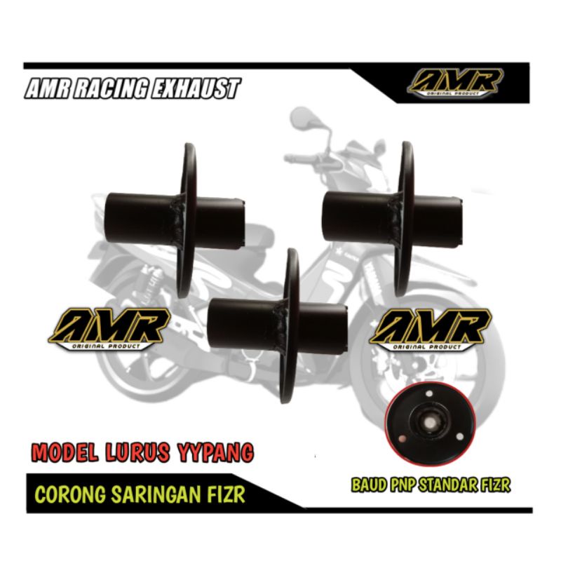 Tutup corong moncong saringan sarangan knalpot standar ori racing fizr fiz r model lurus yypang